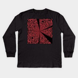 A Broken Mandala Kids Long Sleeve T-Shirt